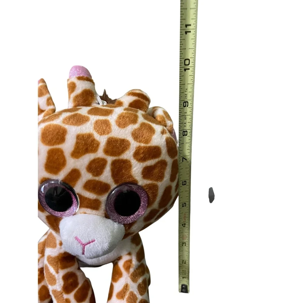 Toy Factory Scent Sations Giraffe Plush Stuffed Animal Sparkly‎ Eyes Pink Ears